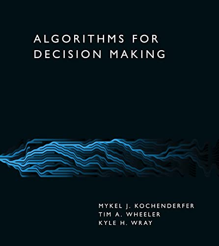 Book cover: "Algorithms for Decision Making" with blue abstract lines.