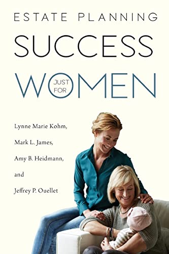 Book cover: “Estate Planning Success Just for Women” with two women.