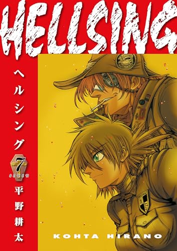 Hellsing Volume 7 cover: two soldiers with intense expressions, manga style.