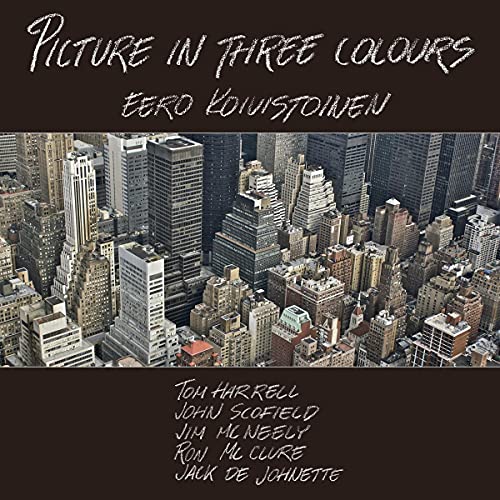LP cover: aerial cityscape with album title and artist names.