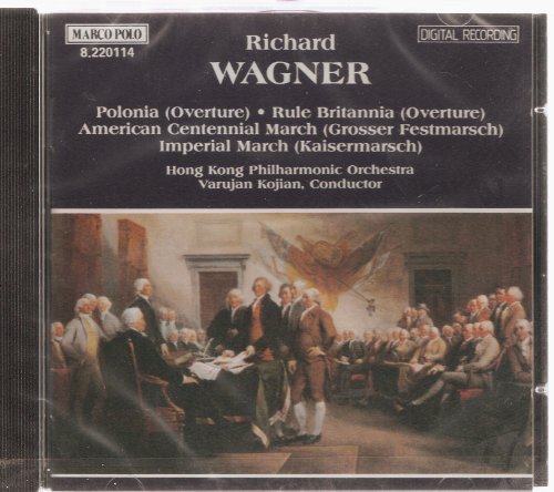 CD cover for Wagner’s Polonia and Rule Britannia, featuring a painting.