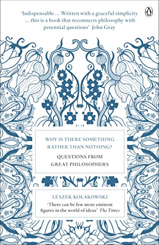 Book cover with blue floral design and white text: "Why is There Something...