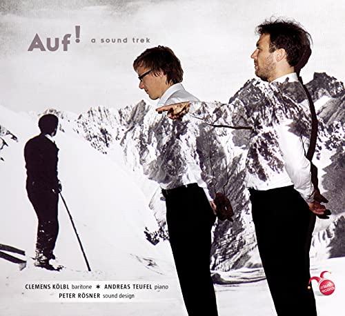 CD cover: three figures in winter landscape, mountains in background.