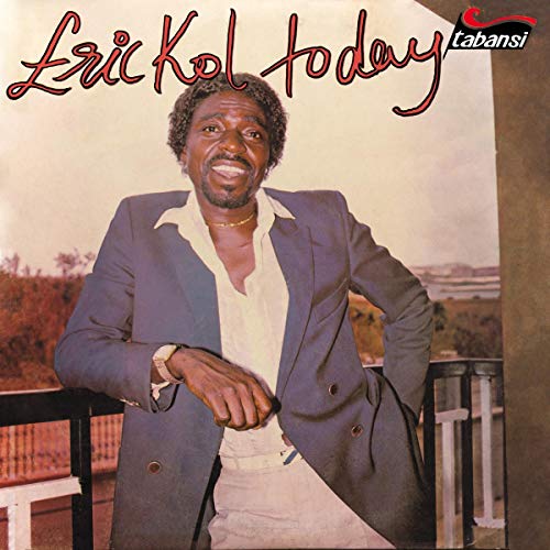 Vinyl album cover featuring a man in a blue suit leaning on a balcony.