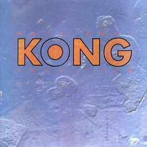 Album cover for "Kong - Mute Poet" with orange text on a blue textured background.