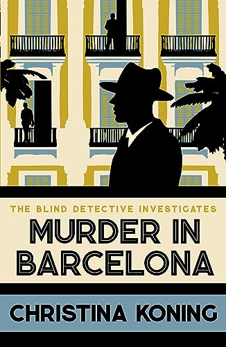 Book cover: Silhouette of a man in a hat, Barcelona balconies.