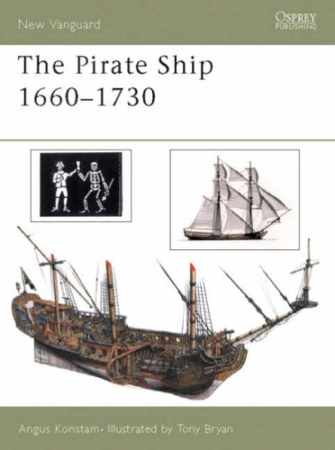Book cover depicting historical pirate ships and figures, 1660-1730.
