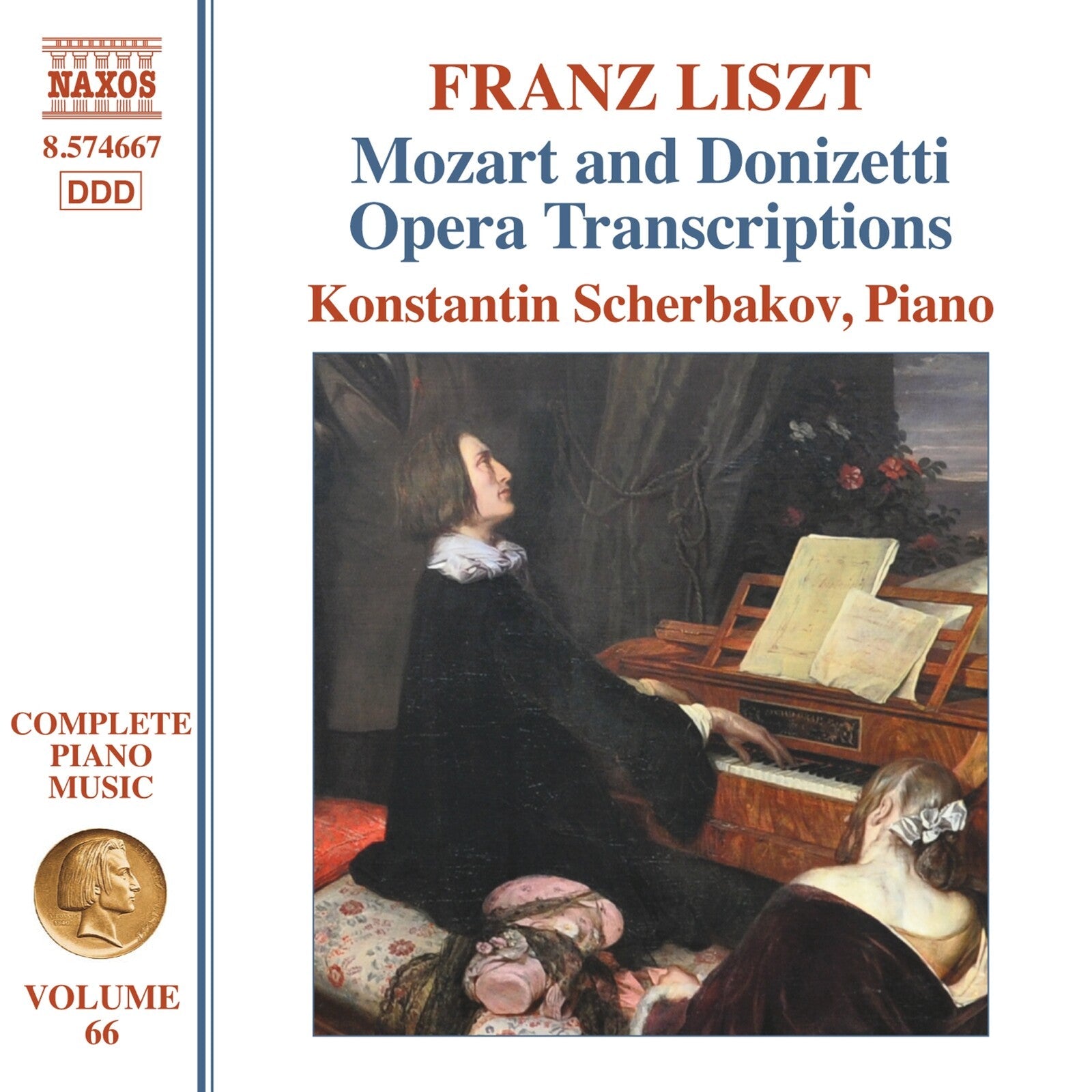 CD cover featuring a painting of opera singers and a pianist.