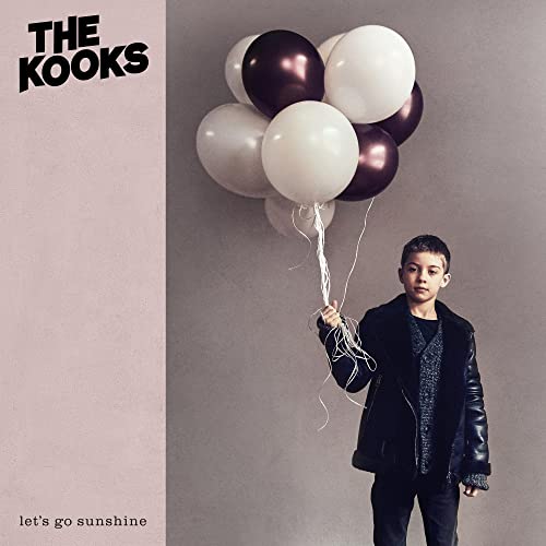 Album cover for The Kooks’ “Let’s Go Sunshine” featuring balloons and a boy.