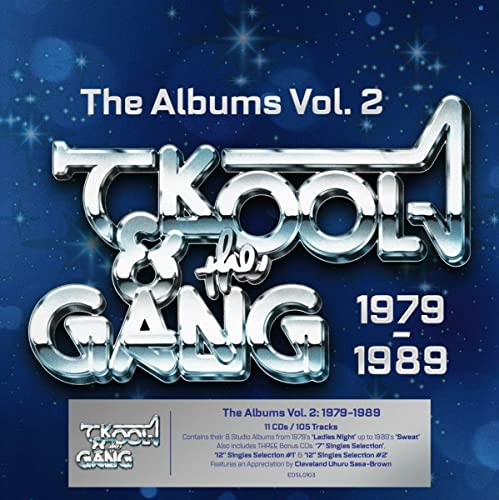 CD cover for Kool & The Gang’s “The Albums Vol. 2 (1979-1989)”.