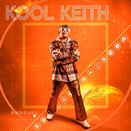KBCSLool Keith album cover with a man in sunglasses against an orange space background.