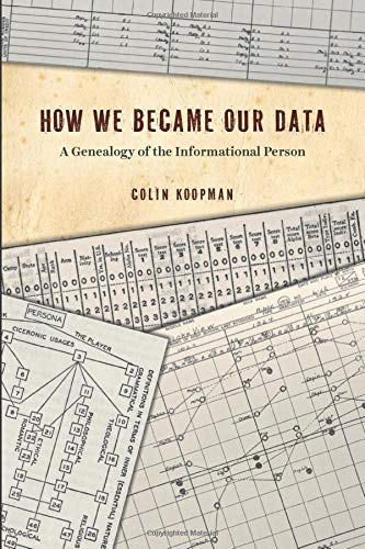 Book cover: “How We Became Our Data” with charts and diagrams.