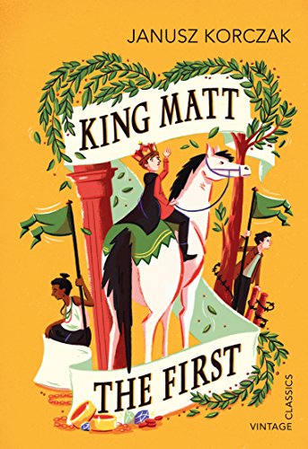 Book cover: a boy king riding a white horse under a leafy arch.