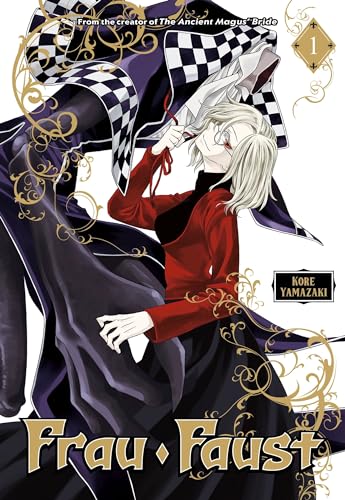 Manga cover: pale woman in red and black, ornate gold details.