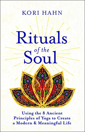 Book cover with title “Rituals of the Soul” and a lotus flower.