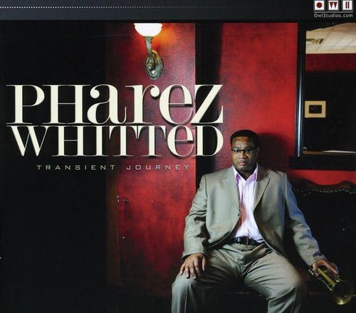 DVD cover featuring jazz musician Pharez Whitted with a trumpet.