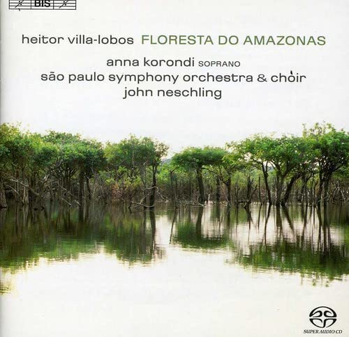 CD cover for "Floresta Do Amazonas" featuring a flooded forest scene.