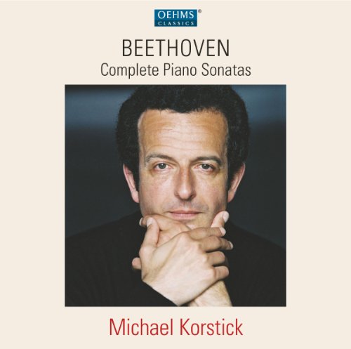 CD cover featuring pianist Michael Korstick and text "Beethoven: Complete Piano Sonatas".