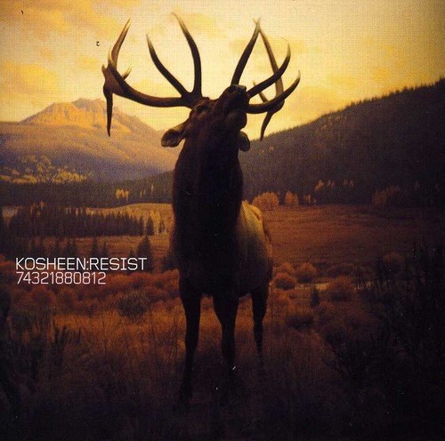 CD cover for Kosheen’s “Resist” featuring a stag against mountains.