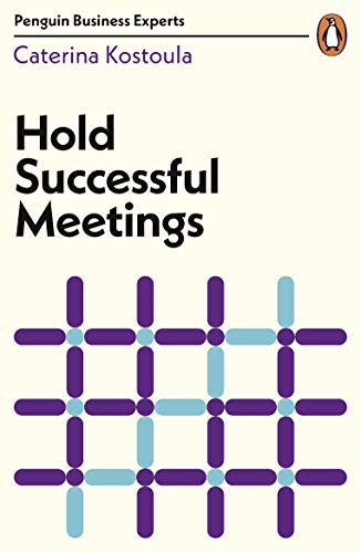 Book cover: "Hold Successful Meetings" with purple and blue geometric design.