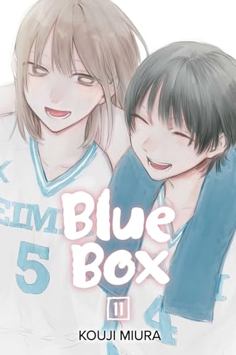 Manga cover featuring two smiling characters in basketball uniforms with the title Blue Box.