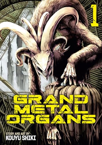 Manga cover featuring a horned, monstrous creature and bold yellow text.