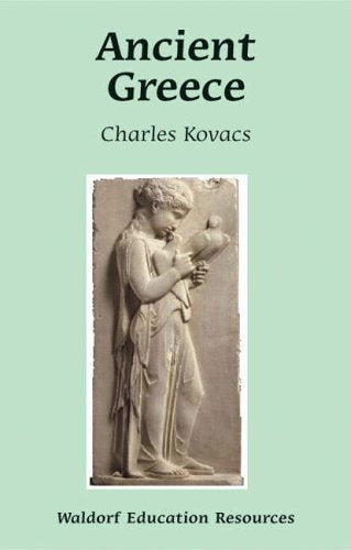 Book cover: "Ancient Greece" with a sculpted woman and child image.