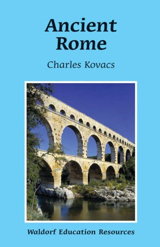 Book cover titled Ancient Rome by Charles Kovacs featuring an image of a stone aqueduct.