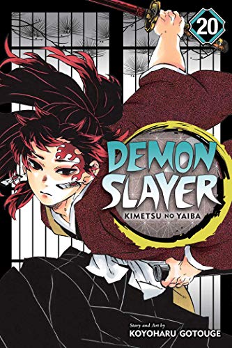 Manga volume cover featuring Tanjiro with a determined expression and sword.