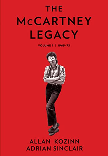 Red book cover featuring a black and white photo of Paul McCartney.