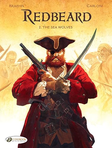 Redbeard comic cover: pirate with red coat, pistol, and sword.