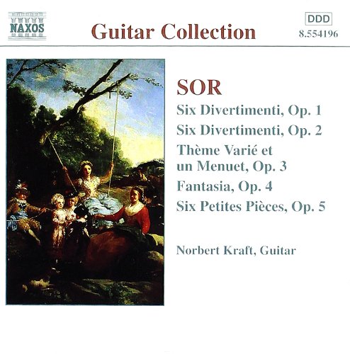 A CD cover with a painting of people on a swing.