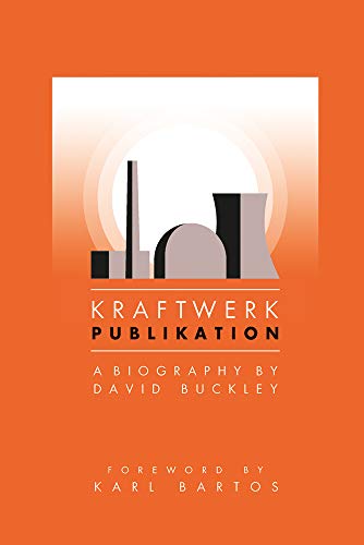 Book cover with orange background featuring a stylized industrial factory silhouette and text.