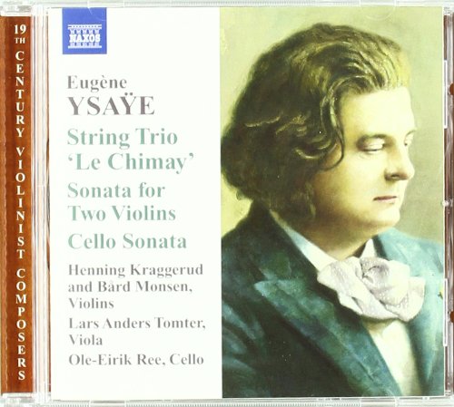 CD case featuring portrait of Eugène Ysaye and musical composition details.
