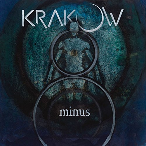 Album cover with a figure inside two circles on a blue background.