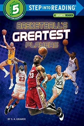 Book cover featuring multiple basketball players in action on a blue background.