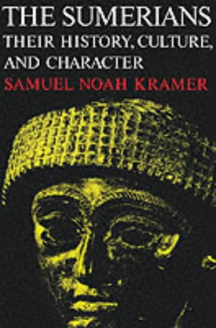 Book cover featuring the title and a yellow-toned close-up of an ancient Sumerian statue.