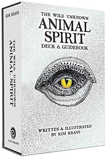 Silver box set with illustrated animal eye and "Animal Spirit" title.