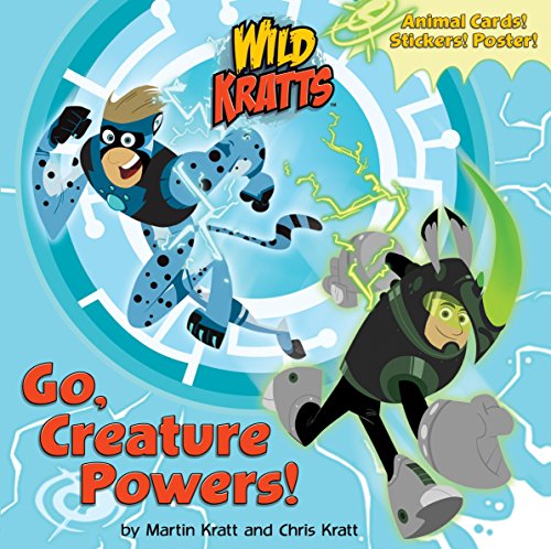 Wild Kratts book cover featuring Chris and Martin with animal powers.