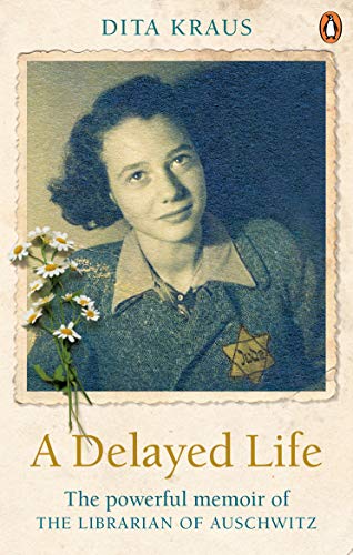 Book cover: portrait of Dita Kraus, a young woman with flowers.