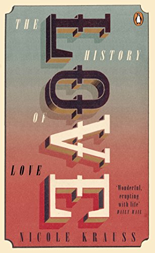 Book cover for The History of Love by Nicole Krauss with stylized 3D typography.