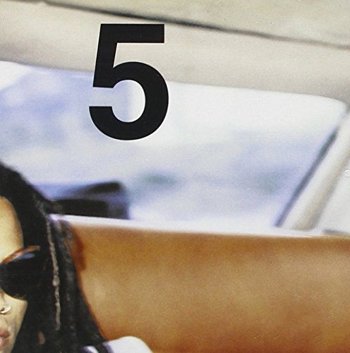 Lenny Kravitz "5" CD cover, featuring a large number five and partial face.