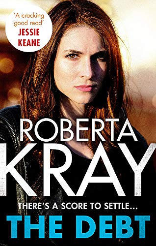Book cover: woman’s face, dark hair, title “The Debt” in large text.