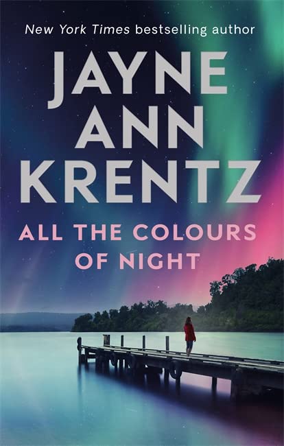 Book cover: nighttime landscape with a pier and lone figure.
