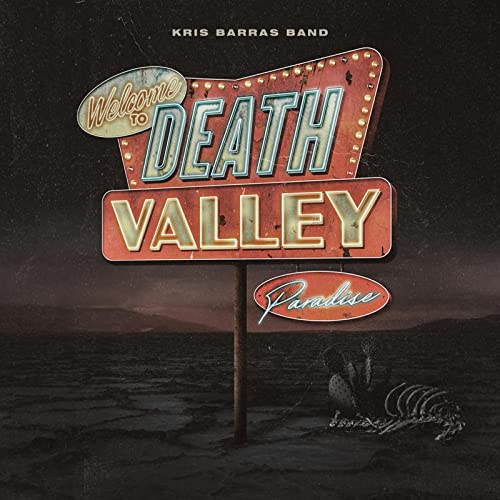 CD cover: "Death Valley Paradise" sign with desert landscape and skull.