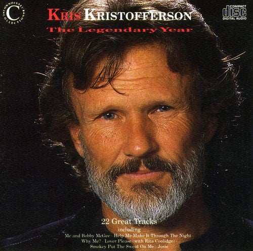 CD cover featuring a portrait of Kris Kristofferson with a beard.