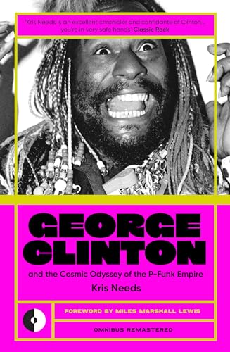 Black and white portrait of George Clinton with book title below.