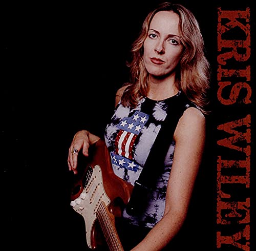 Kris Wiley album cover featuring a woman with a guitar.
