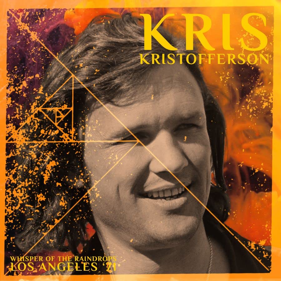 CD cover featuring a portrait of Kris Kristofferson with geometric overlay.