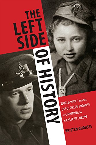 Book cover: “The Left Side of History” with soldiers and a young woman.